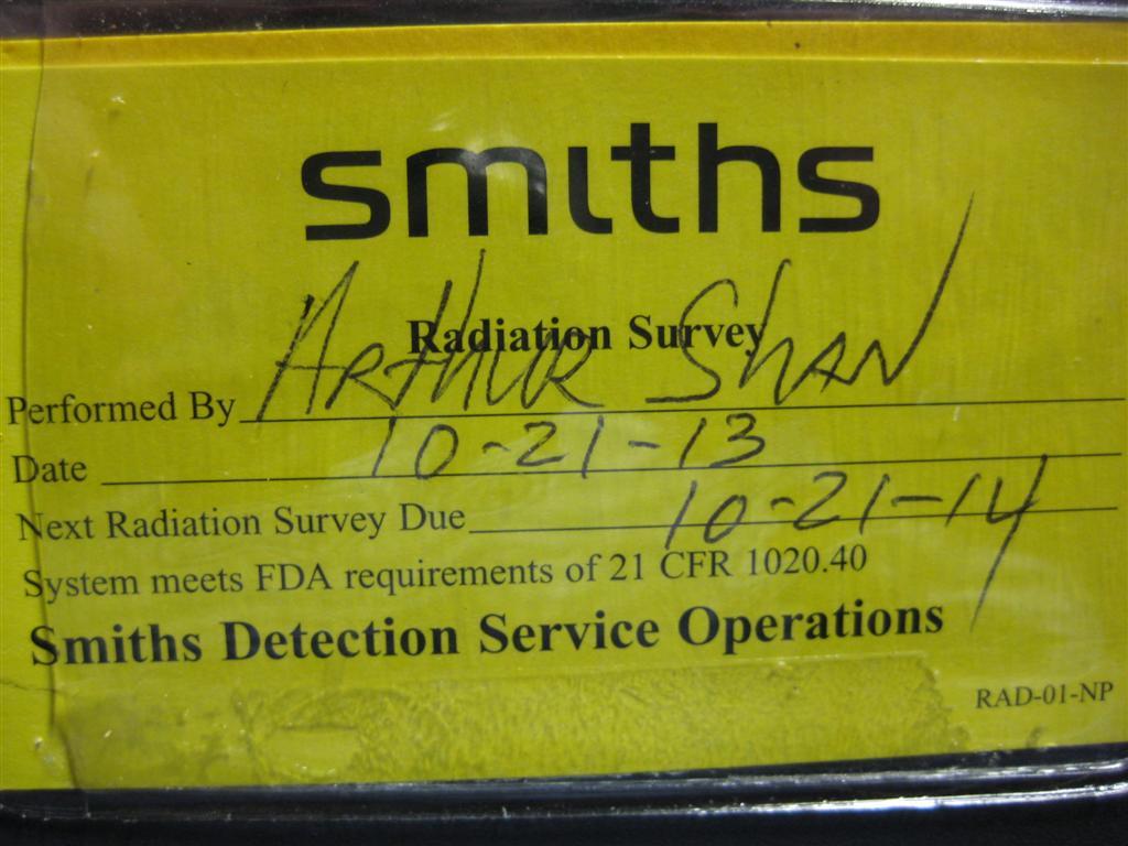  2009 Smiths  Hi-Scan 5030si X-Ray Inspection System